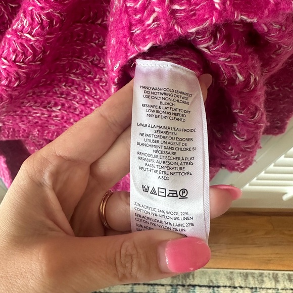 Anthropologie “Pilcro” Textured Tunic Sweater in Pink - Picture 7 of 9